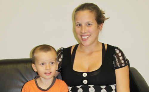 Jacqueline Mcleod is overjoyed with the services the AEIOU Foundation provides for her autistic son Max. Jacqueline Mcleod is overjoyed with the services the AEIOU Foundation provides for her autistic son Max.